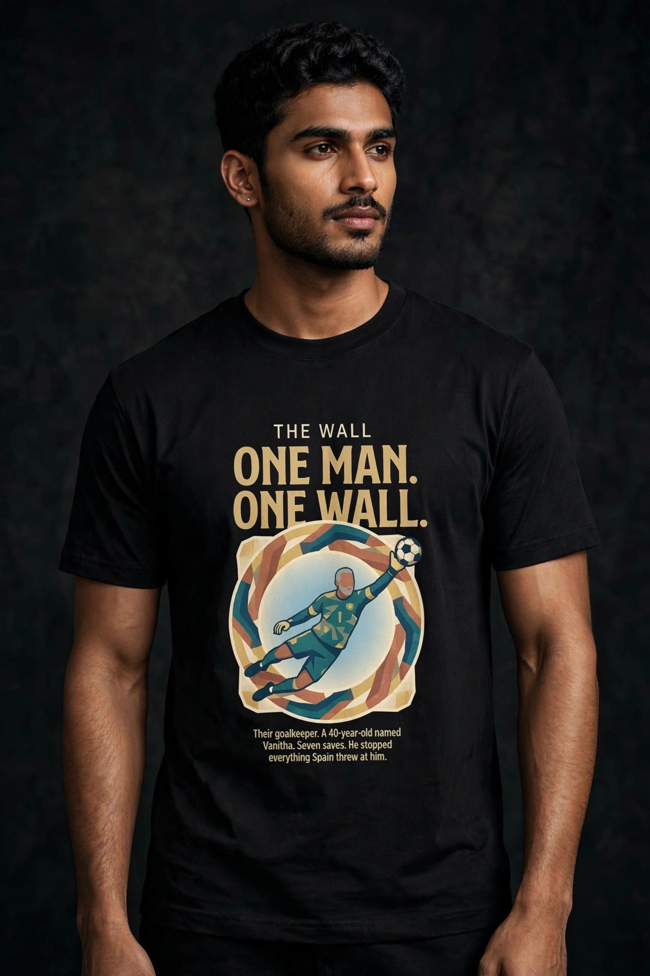 Legend Goalkeeper Oversized Graphic T-Shirt – Unisex Cotton