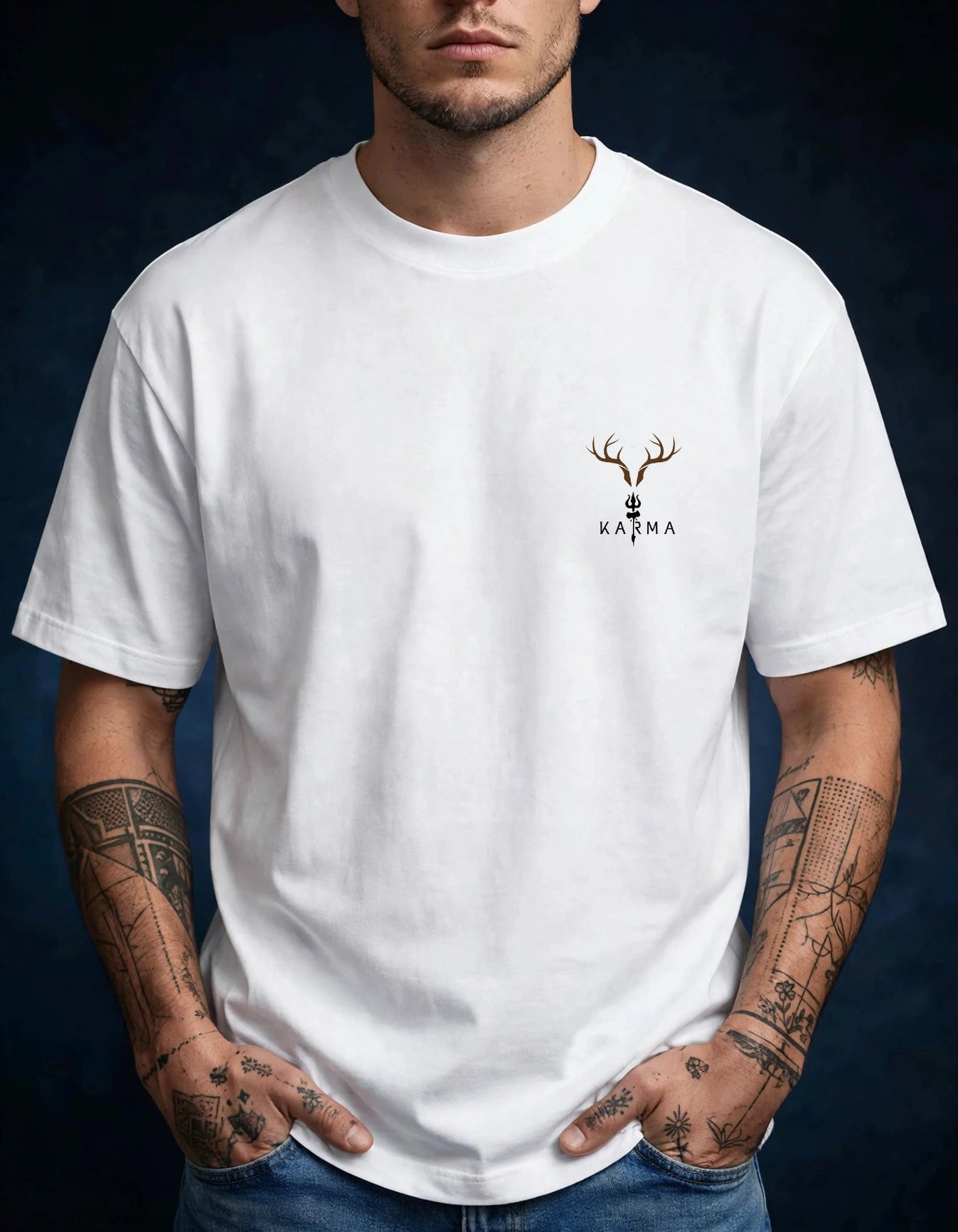 Mahadev Nataraja Oversized Graphic T-Shirt – 100% Cotton