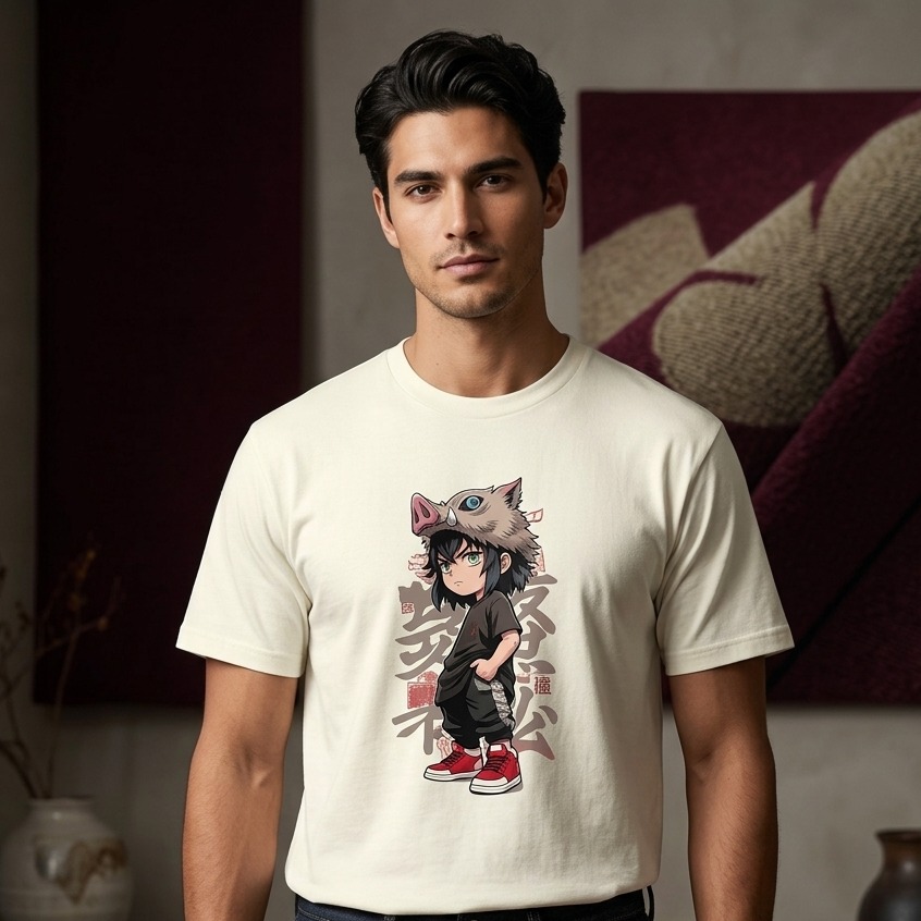 Inosuke Classic Crew T-Shirt | Premium Graphic Tee | TANTU