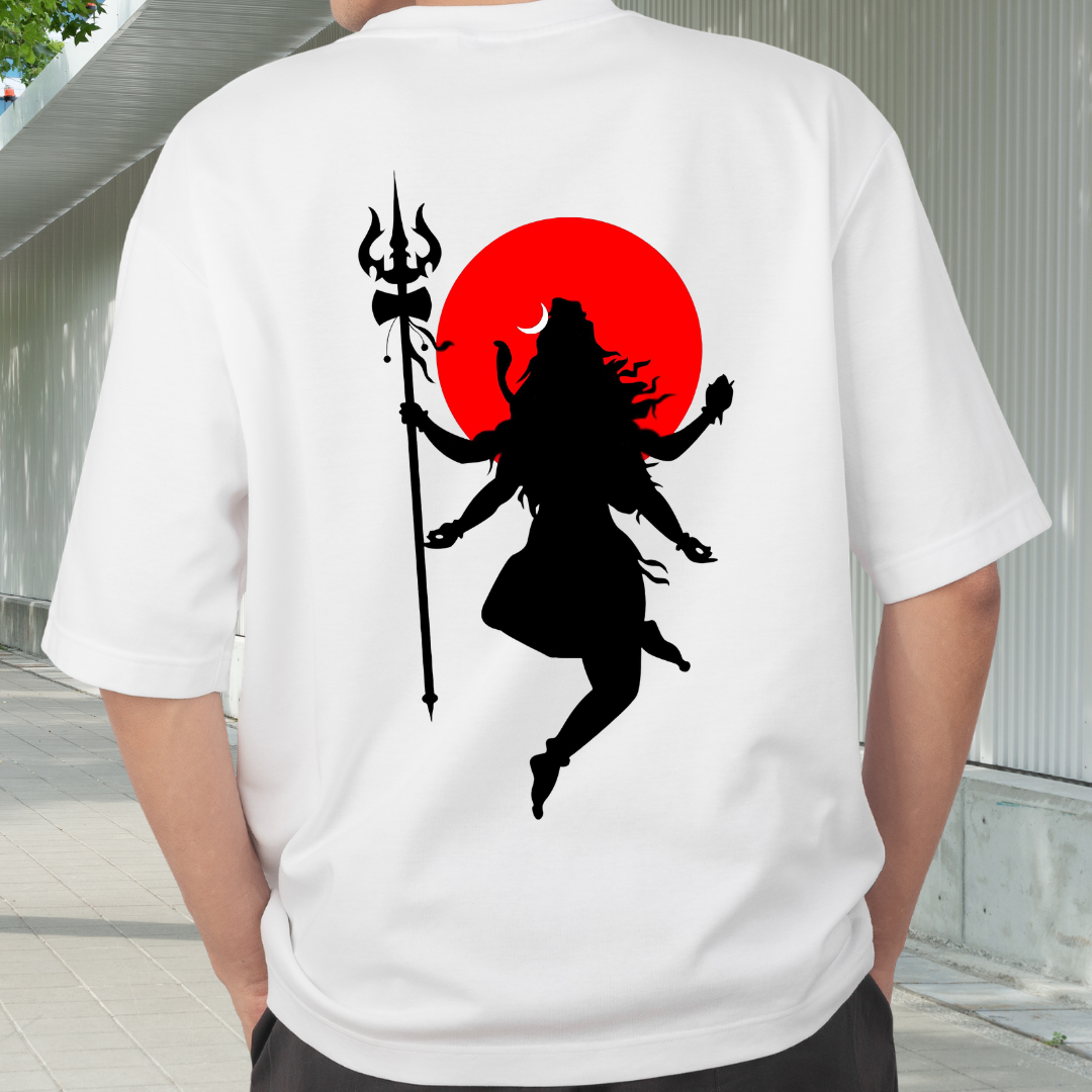 Karma (कर्म) Mahadev Graphic Oversized Unisex T-Shirt