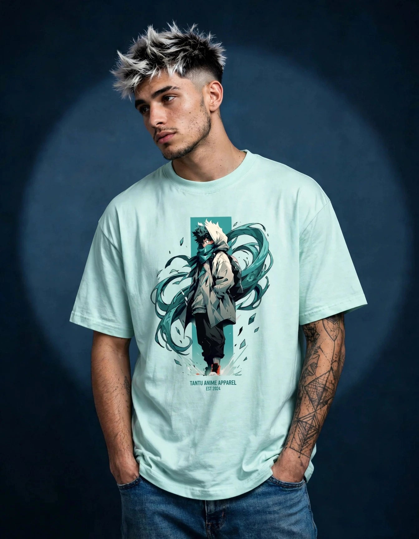 Anime-Inspired Graphic Stretch T-Shirt | Premium Unisex Cotton Blend Tee