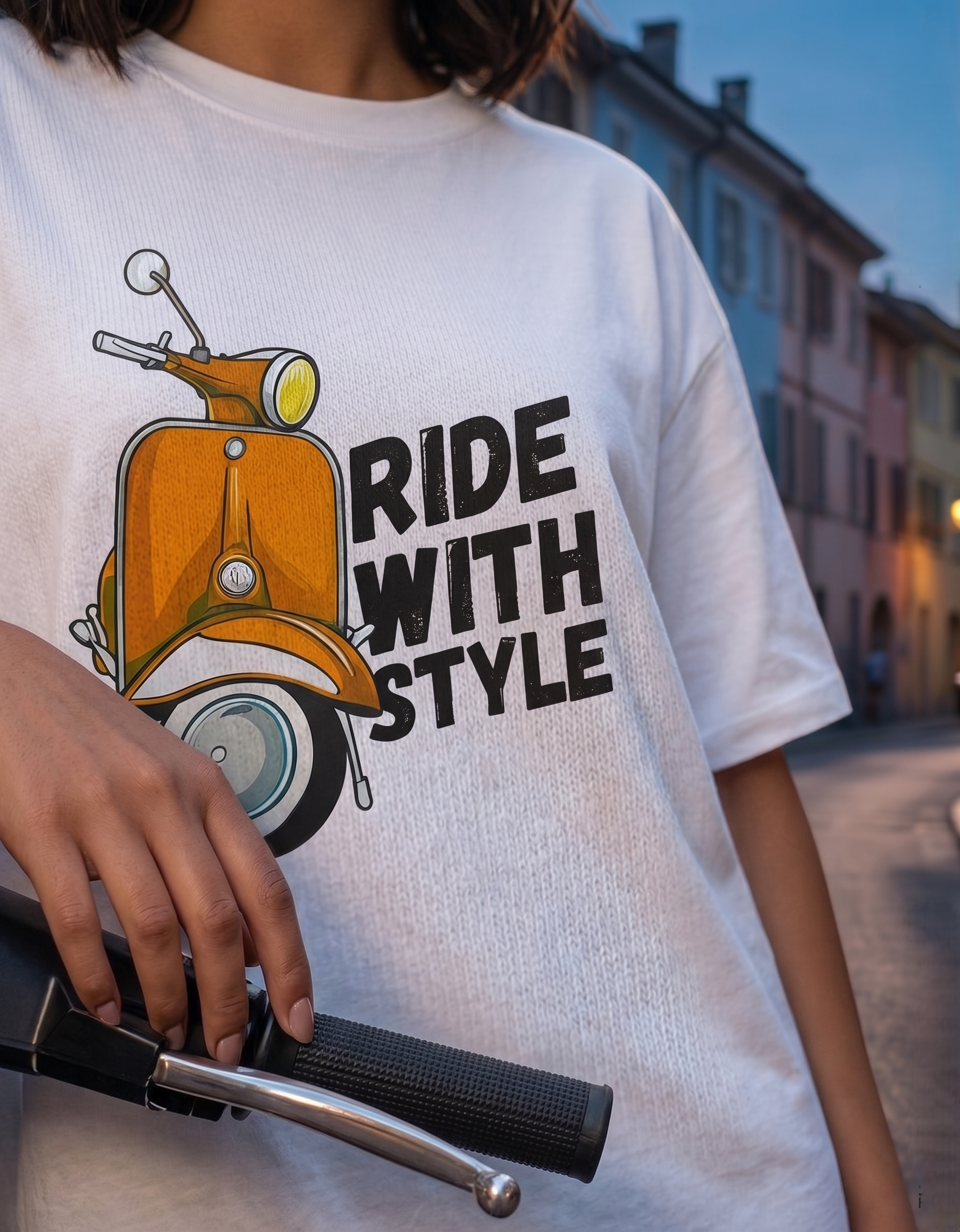 Adventure Typography Oversized Cotton Graphic T-Shirt